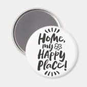 ホームマイハッピープレイス!シェルターインプレース – ホームボディ マグネット (正面/裏面)