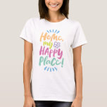 ホームマイハッピープレイス！Homebody Sweet – ホームボディ Tシャツ<br><div class="desc">私たちの家は何て素晴らしい避難所だろう。私たちの愛する人々の場所とすべてのものお気に入りの。簡単を取る – コーヒーを作る – 本と椅子お気に入りのに寄り添素晴らしう…安全に過ごす！「HOME - Happy Place」の下の私の店でこのことわざを持つ他の製品を参照 – カテゴリ。</div>