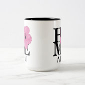 ホームマイリーハワイピンク15oz ツートーンマグカップ (中央)