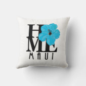 ホームマウイブルーハイビスカス クッション (裏面)