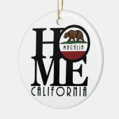 ホームマグアリアカリフォルニア セラミックオーナメント (左)