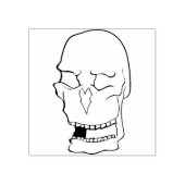 ホームマシンプソンスカルイラストレーションアートスタンプ ラバースタンプ (インプリント)