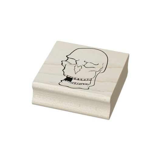 ホームマシンプソンスカルイラストレーションアートスタンプ ラバースタンプ (スタンプ)