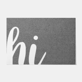 ホームマッユニークツウェルカムマットホームデコールグレー ドアマット