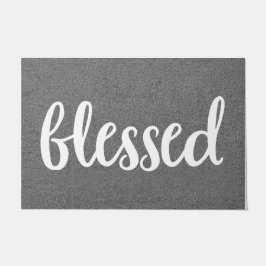 ホームマッユニークツウェルカムマットホームデコールグレー ドアマット