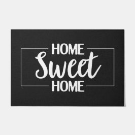 ホームマッユニークツウェルカムマットホームデコール – ブラック ドアマット