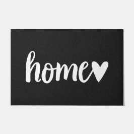 ホームマッユニークツウェルカムマットホームデコール – ブラック ドアマット