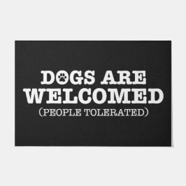 ホームマッユニークツウェルカムマットホームデコール – ブラック ドアマット