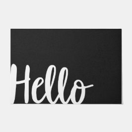 ホームマッユニークツウェルカムマットホームデコール – ブラック ドアマット