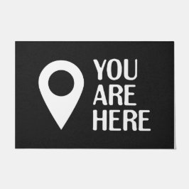 ホームマッユニークツウェルカムマットホームデコール – ブラック ドアマット