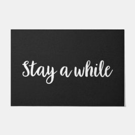 ホームマッユニークツウェルカムマットホームデコール – ブラック ドアマット