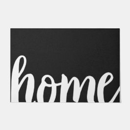 ホームマッユニークツウェルカムマットホームデコール – ブラック ドアマット