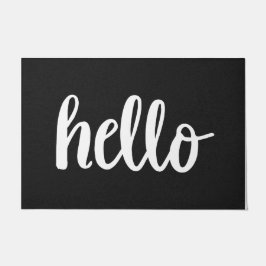 ホームマッユニークツウェルカムマットホームデコール – ブラック ドアマット