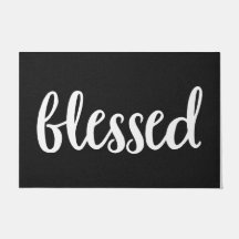 ホームマッユニークツウェルカムマットホームデコール – ブラック