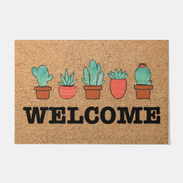 ホームマッユニークトウェルカムマットホームデコール – ブラウン ドアマット