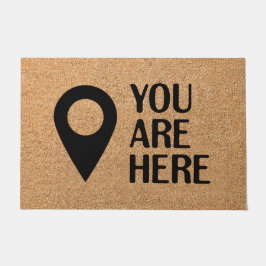ホームマッユニークトウェルカムマットホームデコール – ブラウン ドアマット