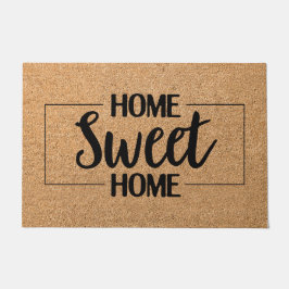 ホームマッユニークトウェルカムマットホームデコール – ブラウン ドアマット