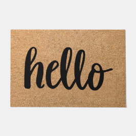 ホームマッユニークトウェルカムマットホームデコール – ブラウン ドアマット
