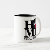 ホームミズーリシティテキサス州 ツートーンマグカップ (正面右)