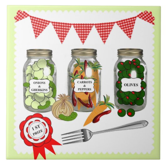 ホームメイドピックズテーマかわいい タイル (正面)