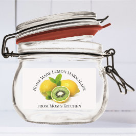 ホームメイドレモンマーマレードのラベル ラベル