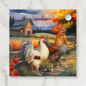 ホームメイドロースターファームアート フェイバータグ (裏面)