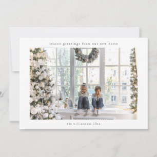 ホームメッセージファミリークリスマスフォトを移動 シーズンカード