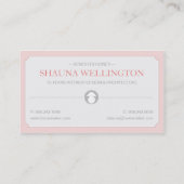 ホームメーカーの名刺 名刺 (裏面)