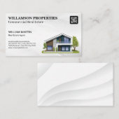 ホームモダンイラストレーション | QRコード 名刺 (正面/裏面)