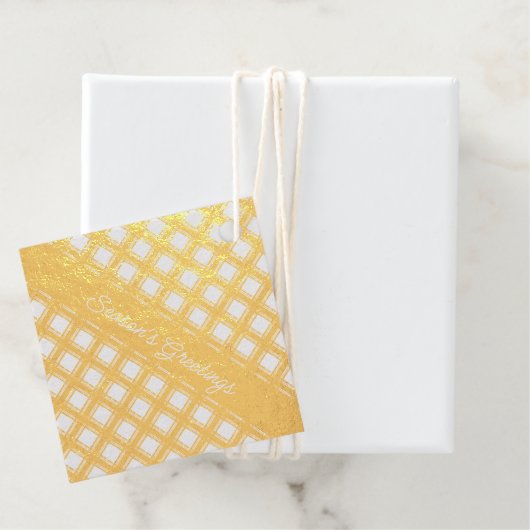 ホームモダンオリジナルスコットランドタータンチェック フェイバータグ (箱)