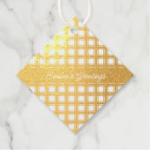 ホームモダンオリジナルスコットランドタータンチェック フェイバータグ (正面)