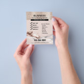 ホームモダンクリーニングハウス保ズサービス チラシ (手)