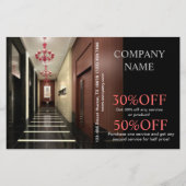 ホームモダンステガーリノベーションインテリア設計者 チラシ (正面)