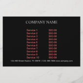 ホームモダンステガーリノベーションインテリア設計者 チラシ (裏面)