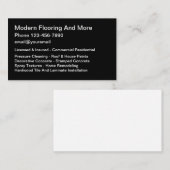 ホームモダンフローリングとサーフェス 名刺 (正面/裏面)