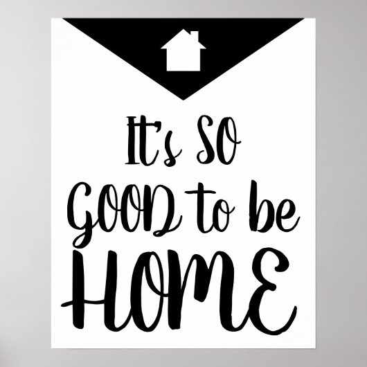 ホームモダンブラック&ホワイトになれるのは本当によかった ポスター (正面)