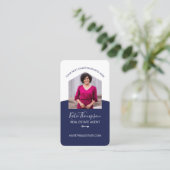 ホームモダンプロフェッショナル実在エージェント写真 名刺 (スタンド正面)