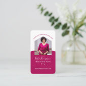 ホームモダンプロフェッショナル実在エージェント写真 名刺 (スタンド正面)