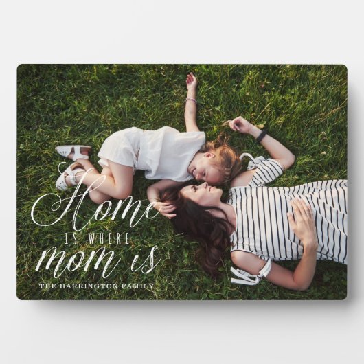 ホームモダンミニマルはママがフルフォトを持っている場所 フォトプラーク (正面)