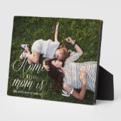 ホームモダンミニマルはママがフルフォトを持っている場所 フォトプラーク (側面)