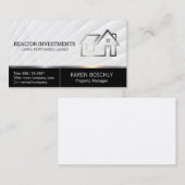 ホームモダンロゴ | 実在地 | プロパティ 名刺 (正面/裏面)