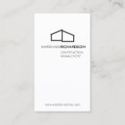 ホームモダンロゴII建築、不動産仲介業者ホワイト