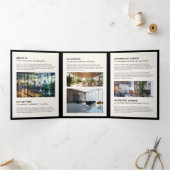 ホームモダンロ実在ゴエステートアイボリー/ブラックパンフレット 三つ折りカード (内部)