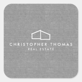 ホームモダンロ実在ゴエステート、不動産仲介業者グレーリネン スクエアシール