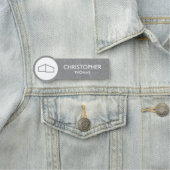 ホームモダンロ実在ゴエステート、不動産仲介業者グレーリネン 名札 (インサイチュ)