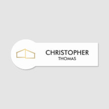 ホームモダンロ実在ゴエステート、不動産仲介業者ホワイト/金ゴールド