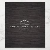 ホームモダンロ実在ゴエステート、不動産仲介業者Dkウッド ワインラベル (シングルラベル)