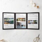 ホームモダンロ実在ゴエステートDark Woodパンフレット 三つ折りカード (内部)