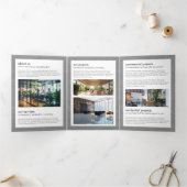 ホームモダンロ実在ゴエステートGray Linenパンフレット 三つ折りカード (内部)