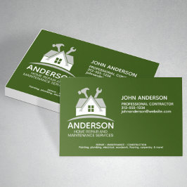 ホームモダン修理メンテナンスサービスグリーン 名刺